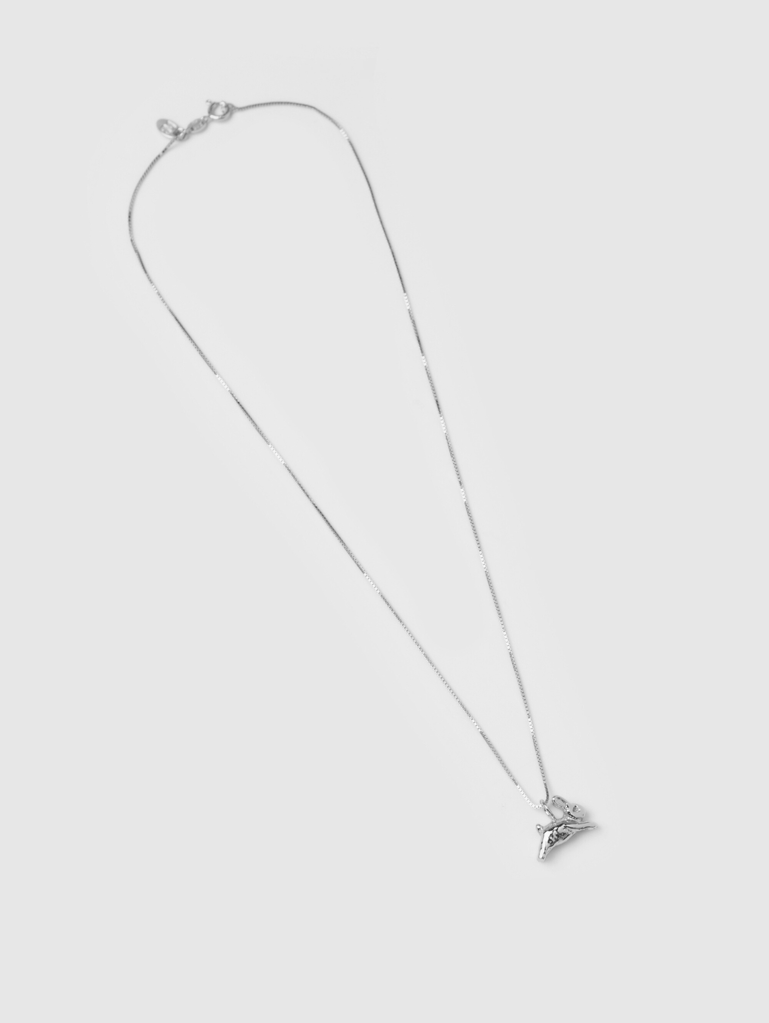 Wolf Circus Bunny Rabbit Charm Pendant Necklace in 925 Sterling Silver-Necklaces-wolfcircus.com