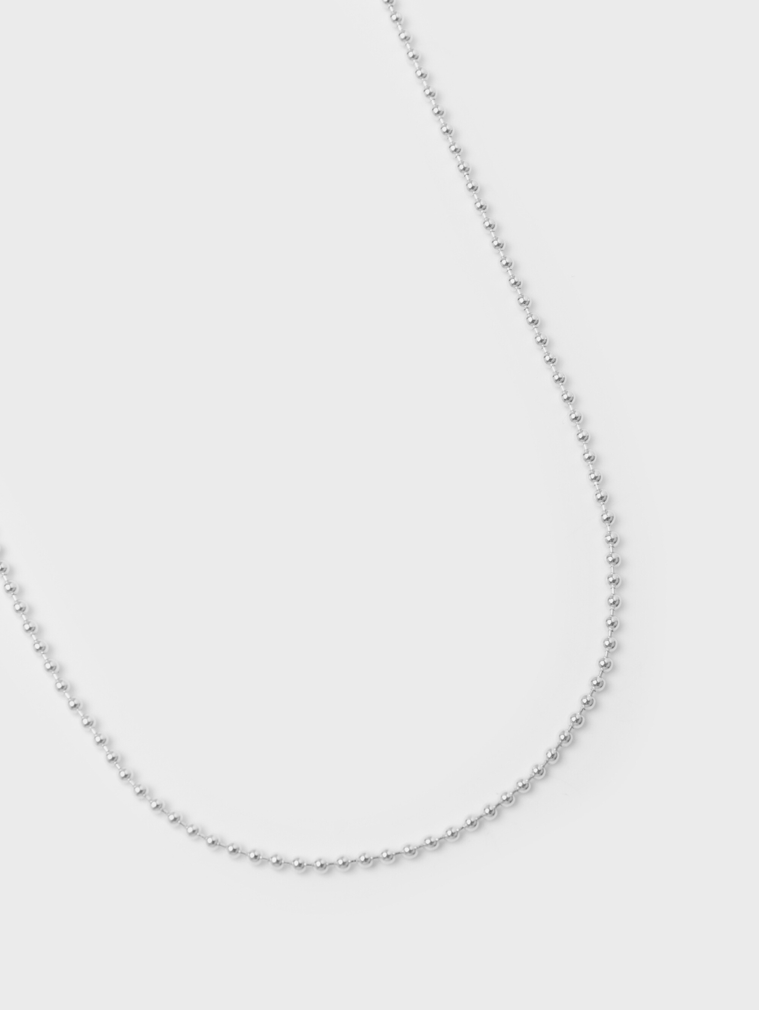 Wolf Circus Ball Chain Necklace in Sterling Silver