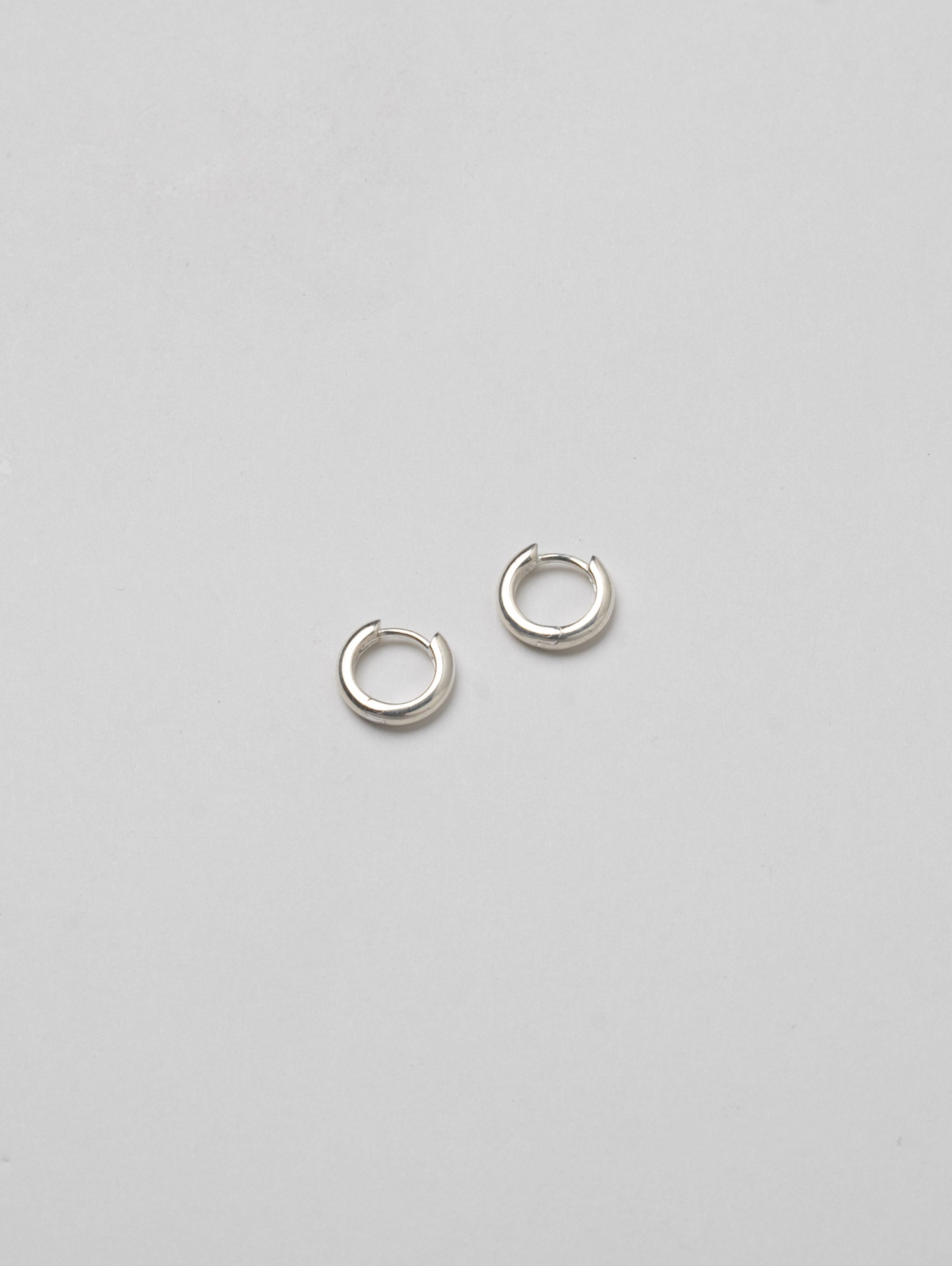 Wolf Circus Huggie Hoop Earrings in Sterling Silver-Earrings-wolfcircus.com