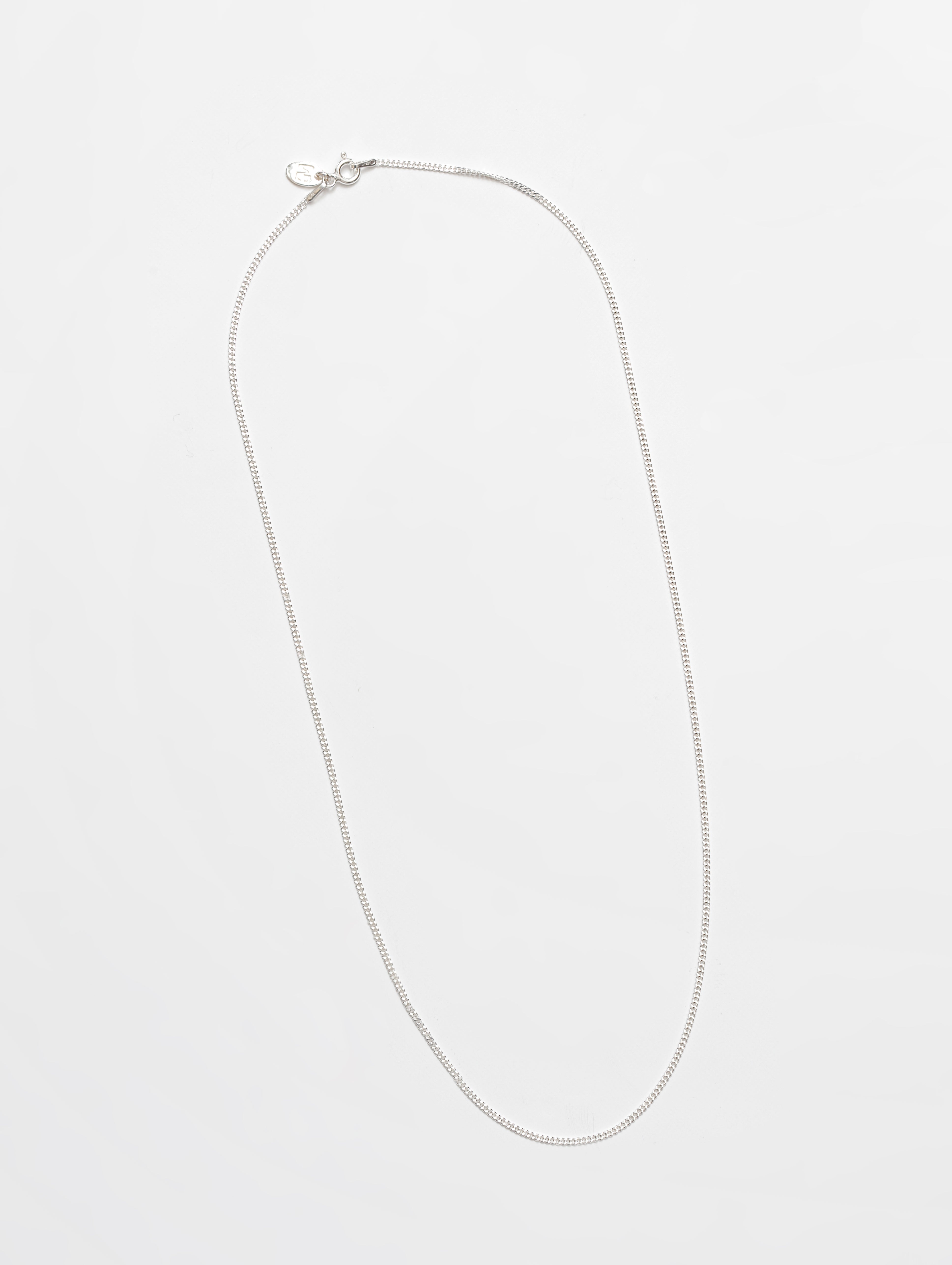 Wolf Circus Curb Chain Necklace in Sterling Silver-Necklaces-wolfcircus.com