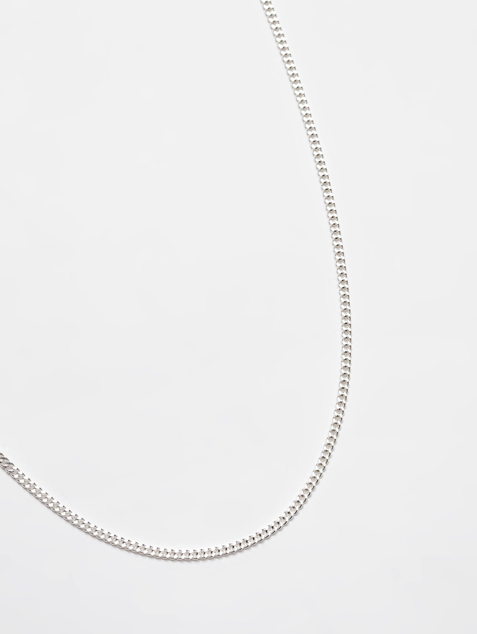 Curb Chain in Sterling Silver