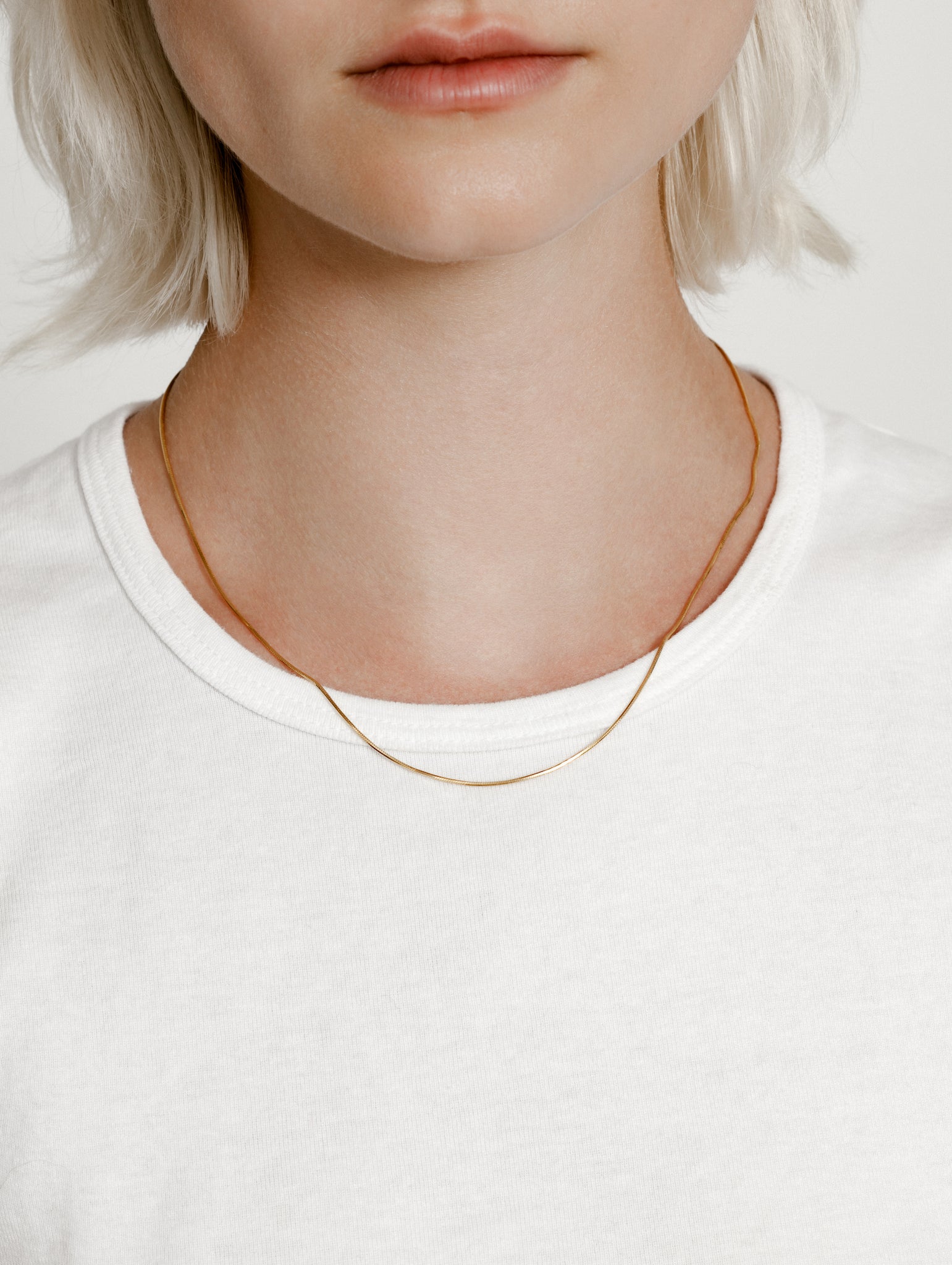 Wolf Circus 14k Gold Snake Chain Necklace | Sylvie Necklace in Gold-Necklaces-wolfcircus.com