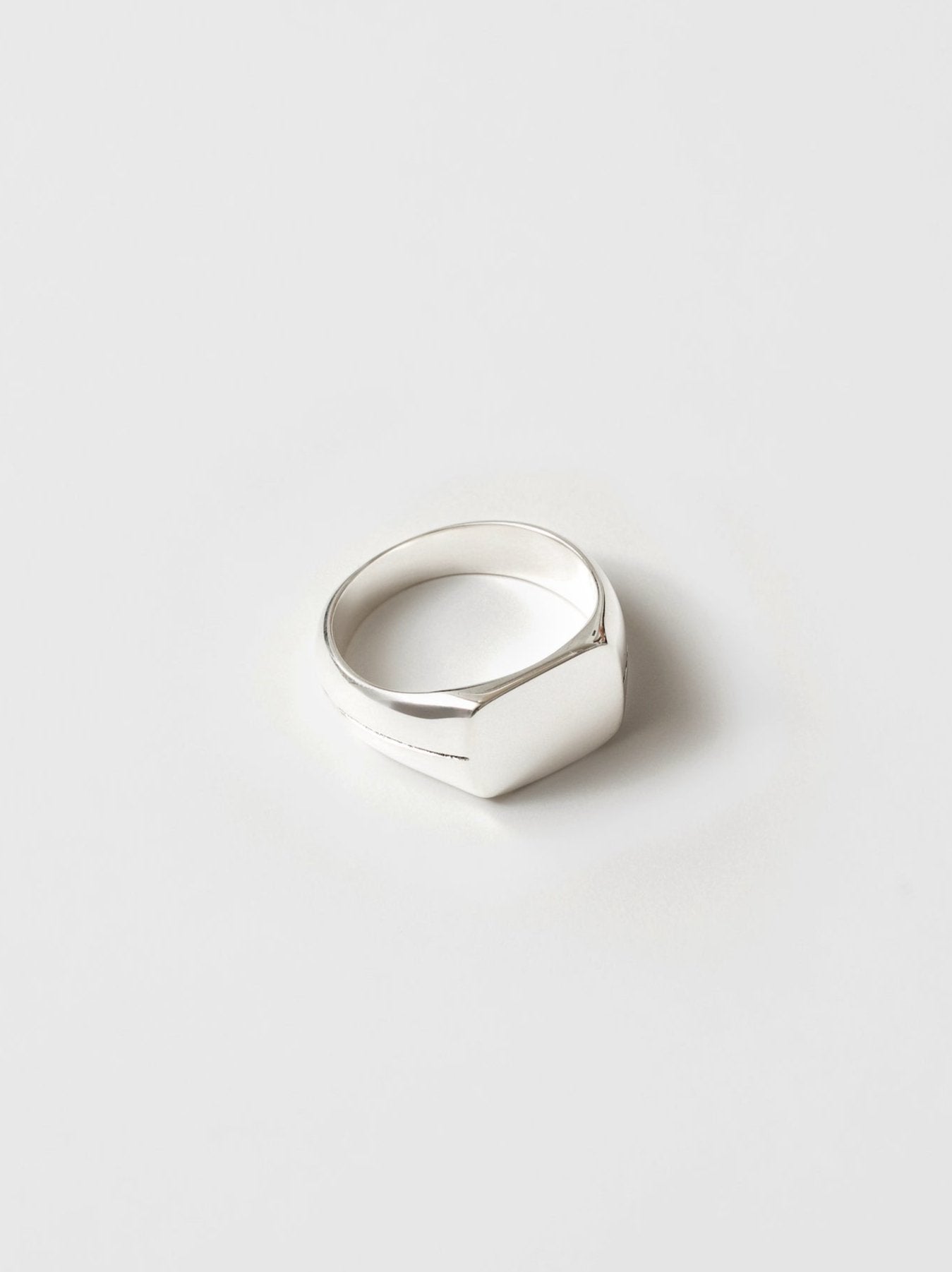 Gino Signet Ring in Sterling Silver - Main Image