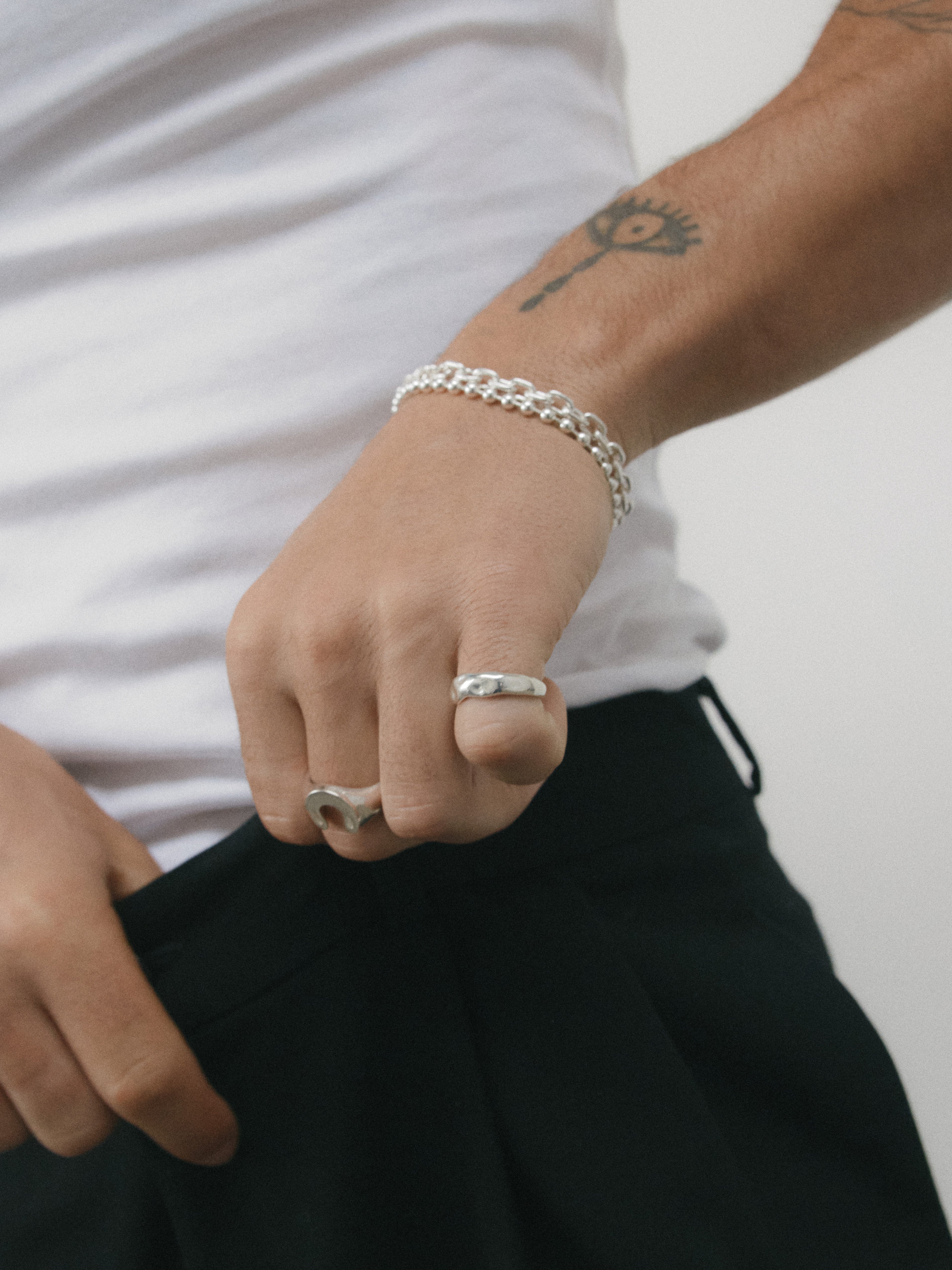 Wolf Circus Levi Ring in Sterling Silver-Rings-wolfcircus.com