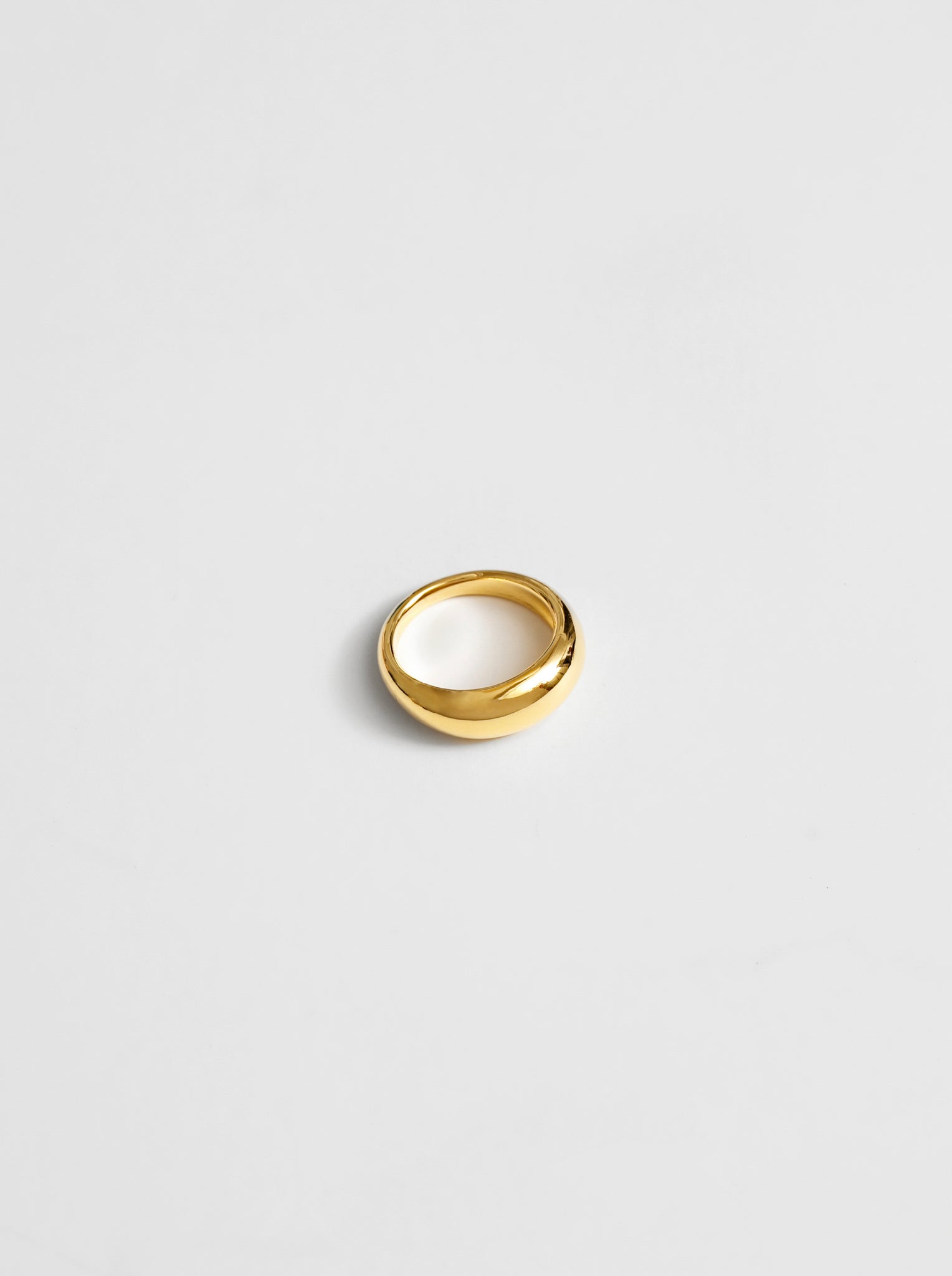 Wolf Circus Everyday Ring Band 14k Gold Plated | Recycled Metals | Olivia Ring in Gold-Rings-wolfcircus.com