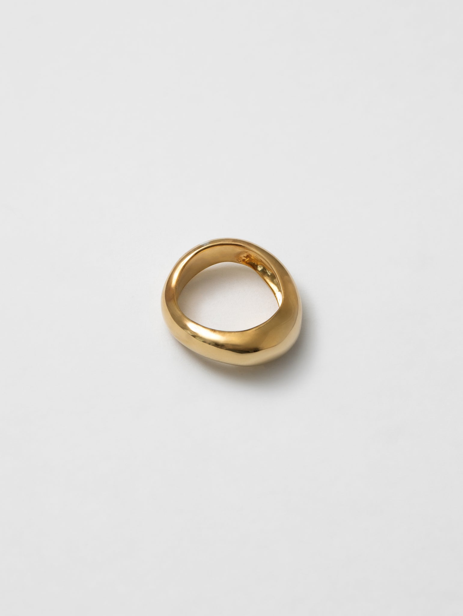 Wolf Circus Minimalist Stacking Ring in 14k Gold Plated | Bulb Ring in Gold -Rings-wolfcircus.com