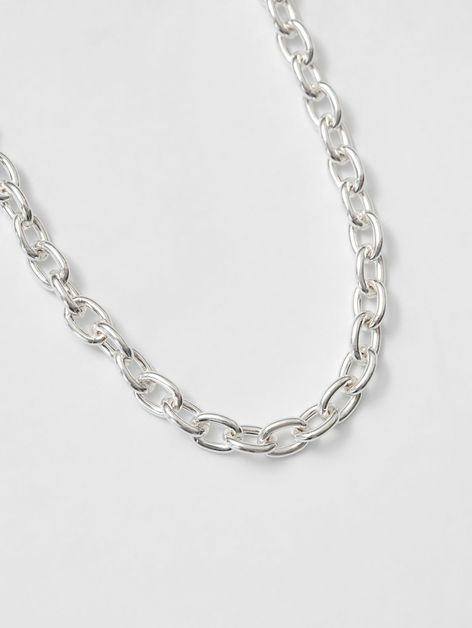 Wolf Circus Minimalist Unisex Cable Chain Link Layering Necklace 925 Sterling Silver | Cohen Necklace in Sterling Silver-Necklaces-wolfcircus.com