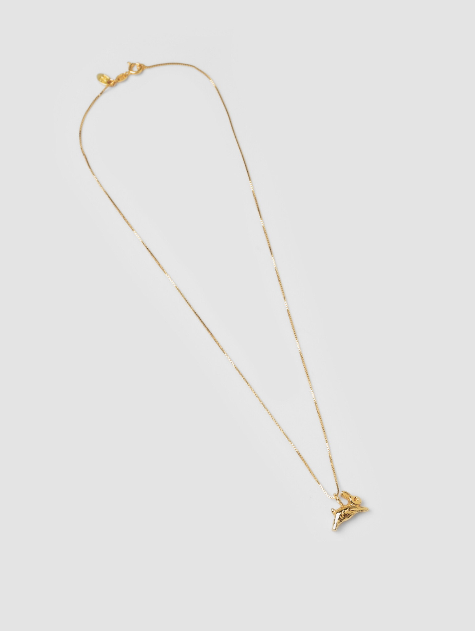 Wolf Circus Bunny Rabbit Charm Pendant Necklace in Gold-Necklaces-wolfcircus.com