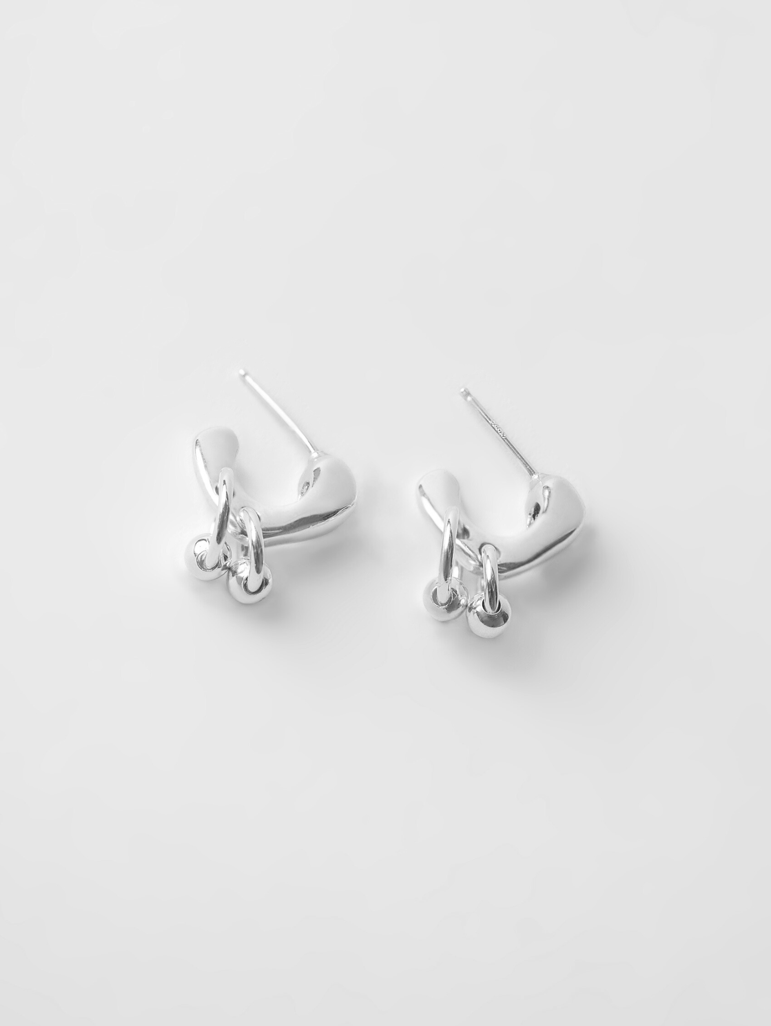 Wolf Circus Fae Hoops in Sterling Silver-Earrings-wolfcircus.com