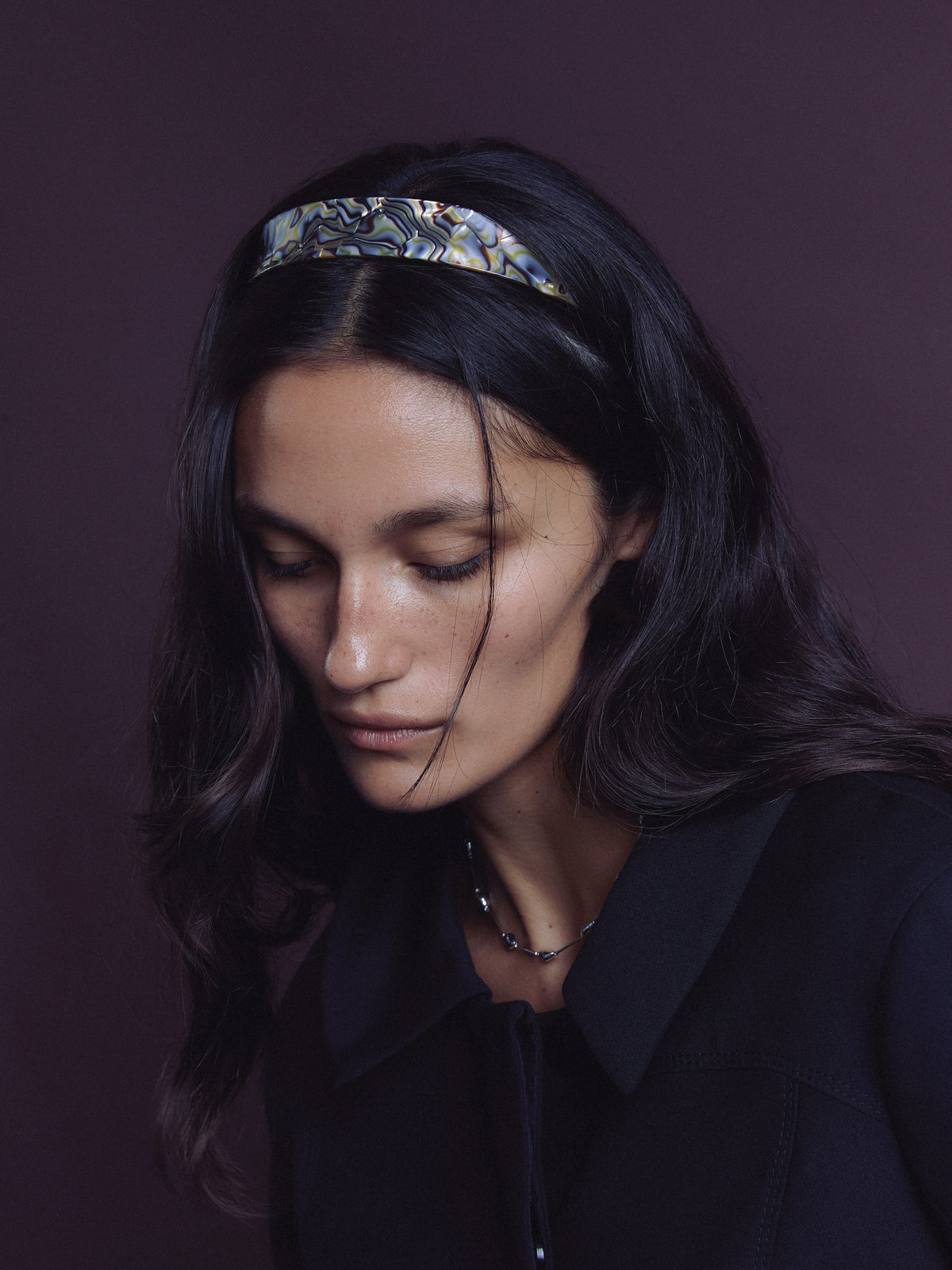 Blair Headband in Abalone