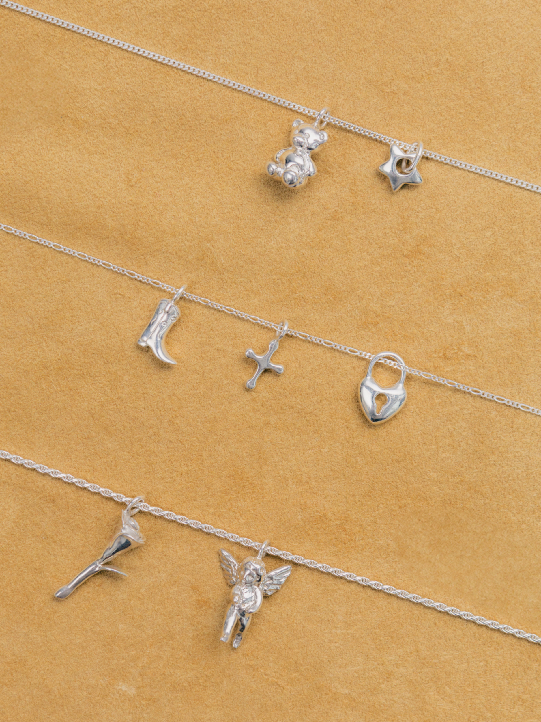 Wolf Circus Ball Chain Necklace in Sterling Silver