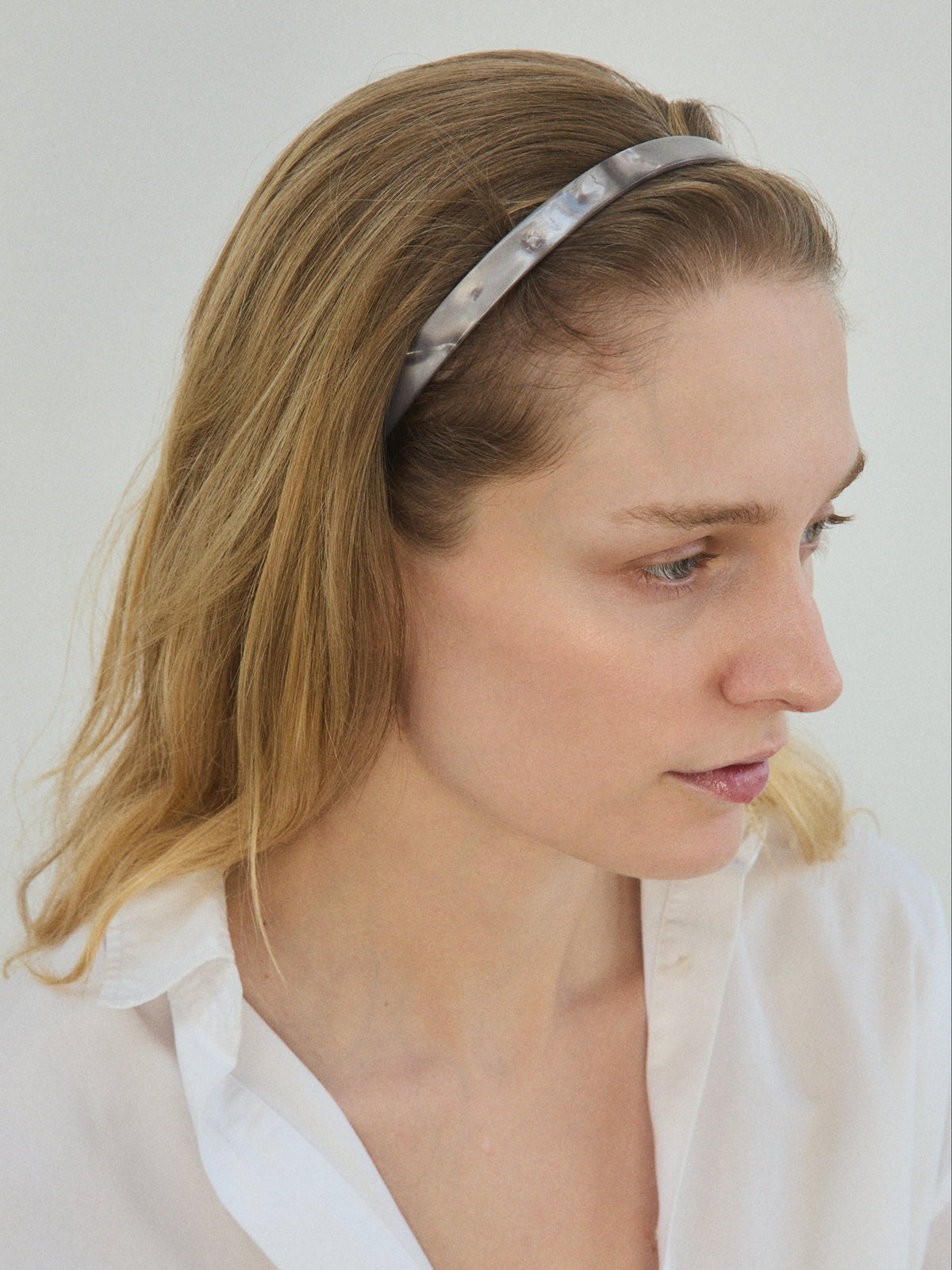 Collette Headband in Silver