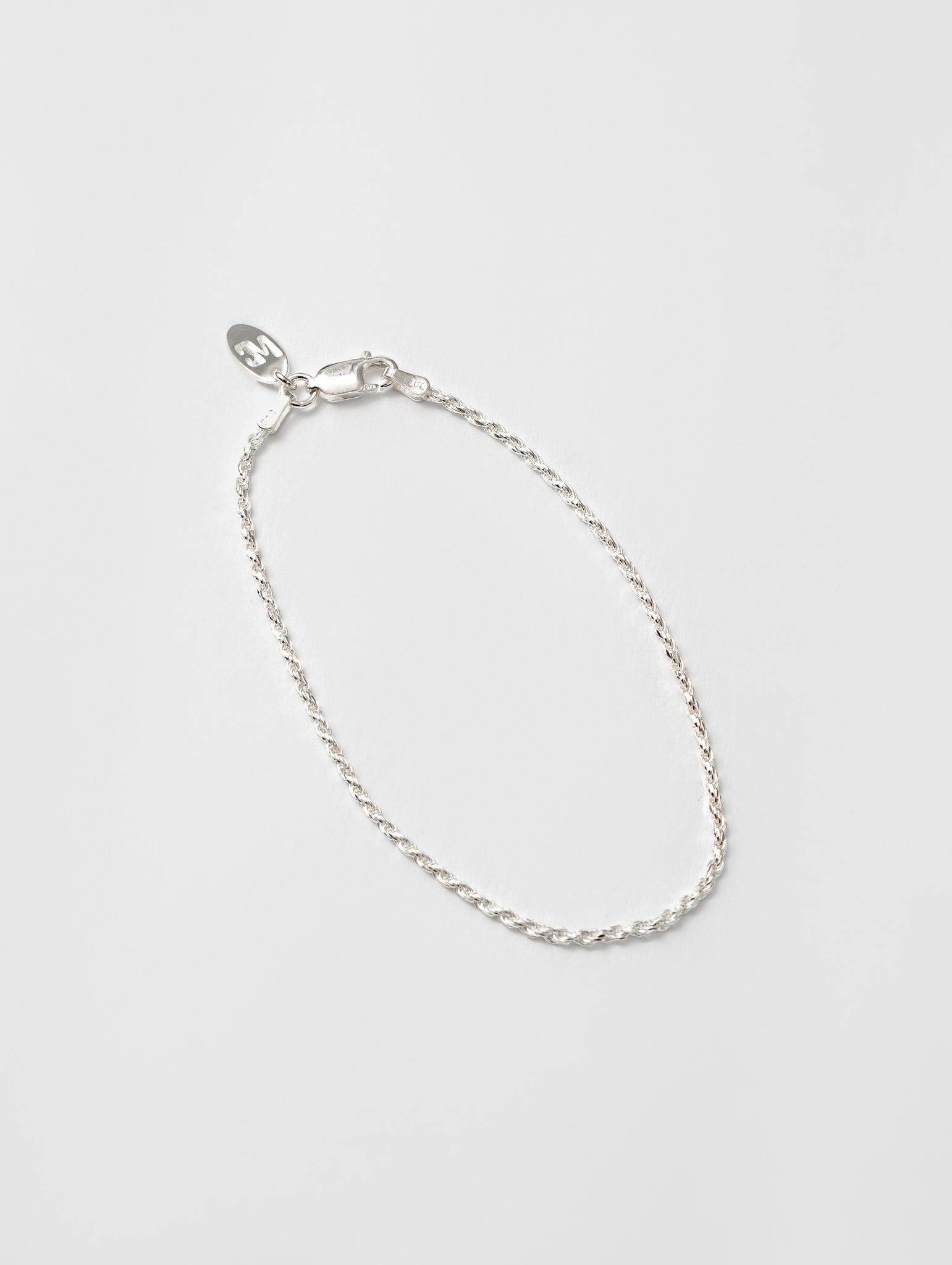 Wolf Circus Rope Chain Bracelet in Sterling Silver | Adele Bracelet in Sterling Silver-Bracelets-wolfcircus.com