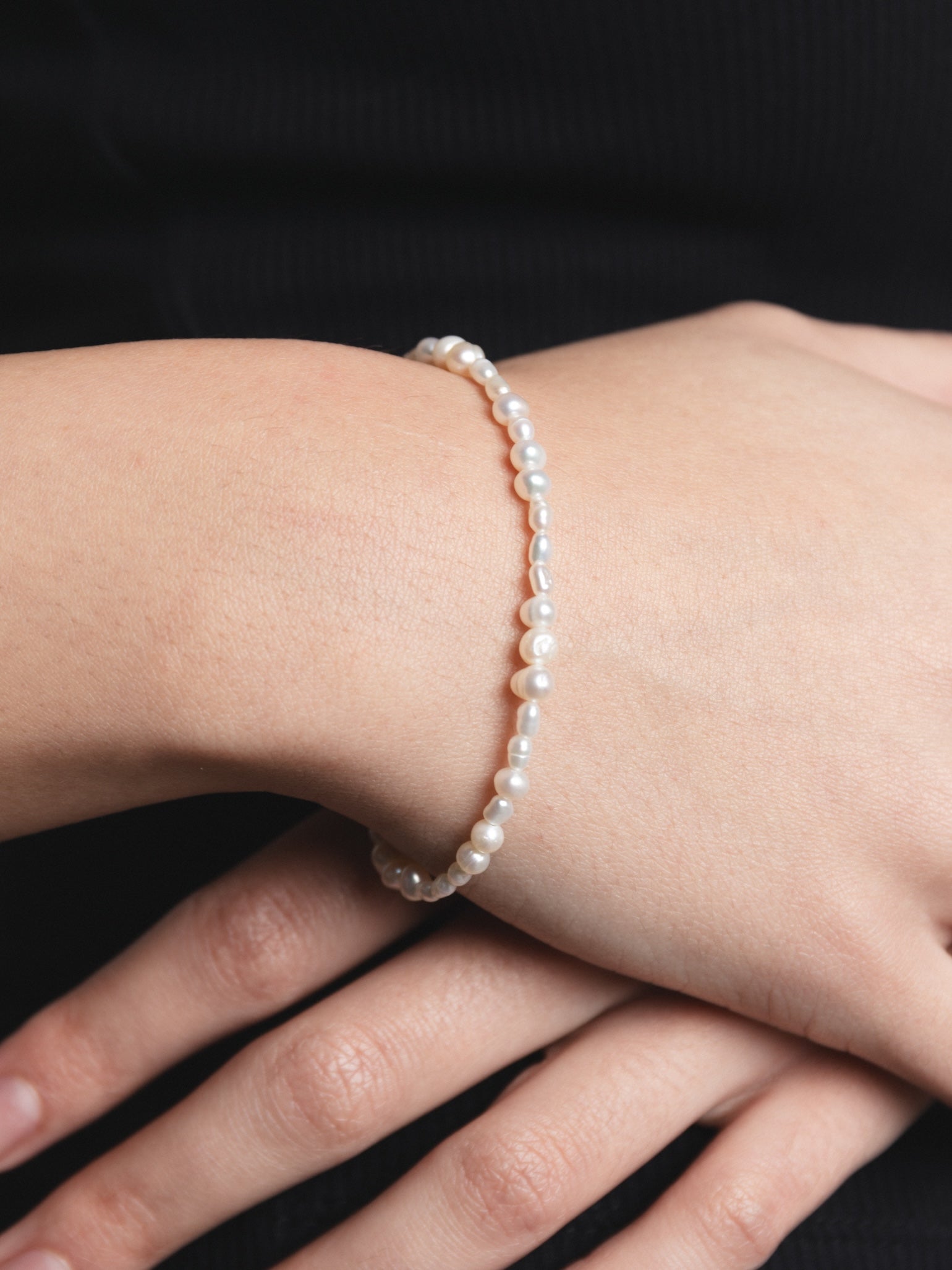 Wolf Circus Mixed Pearl Simple Bracelet Sterling Silver Lobster Clasp Amilee Bracelet-Bracelets-wolfcircus.com