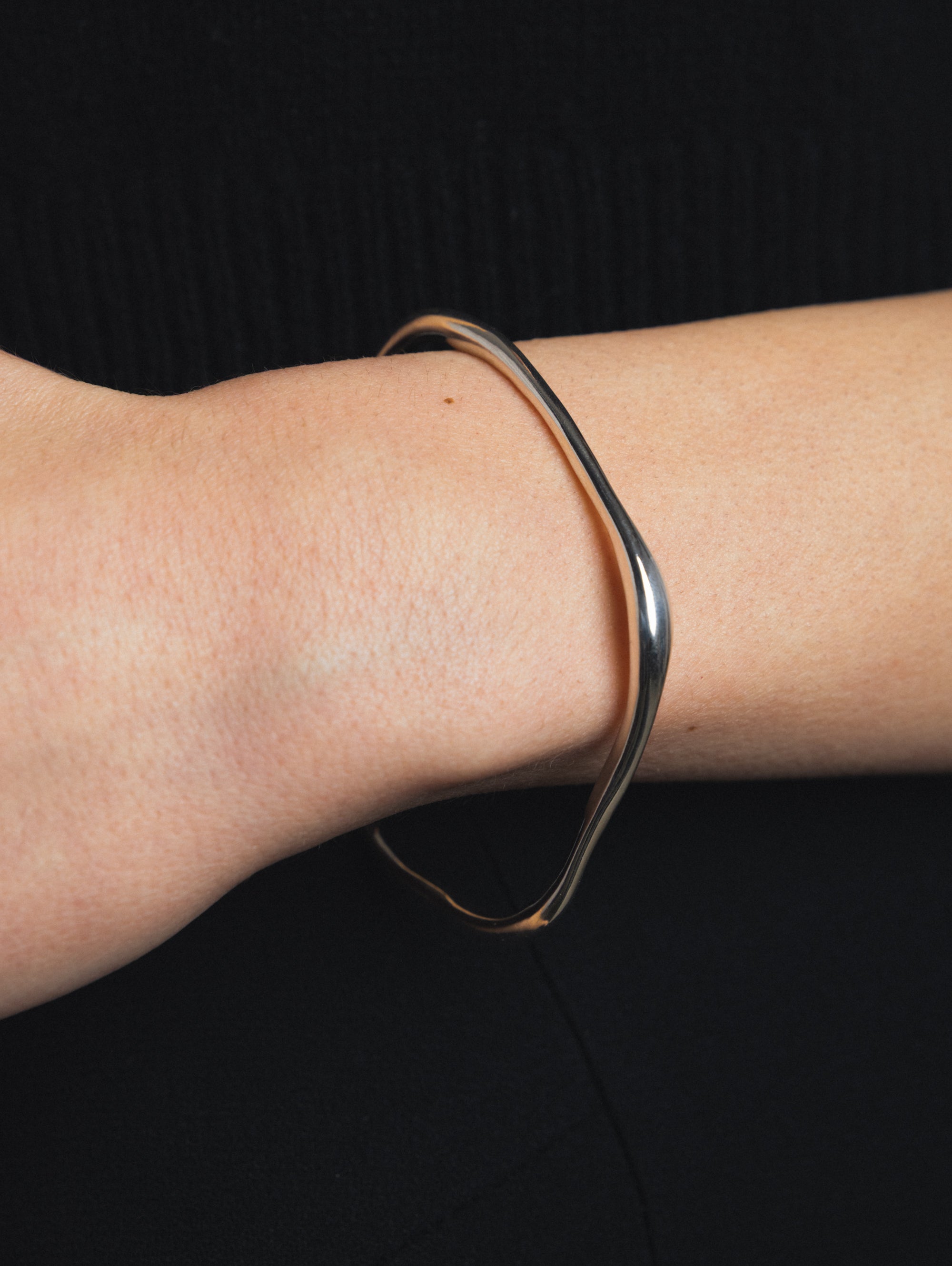 Wolf Circus Organic Brass Gold Plated Cuff | Blake Bracelet in Gold-Bracelets-wolfcircus.com