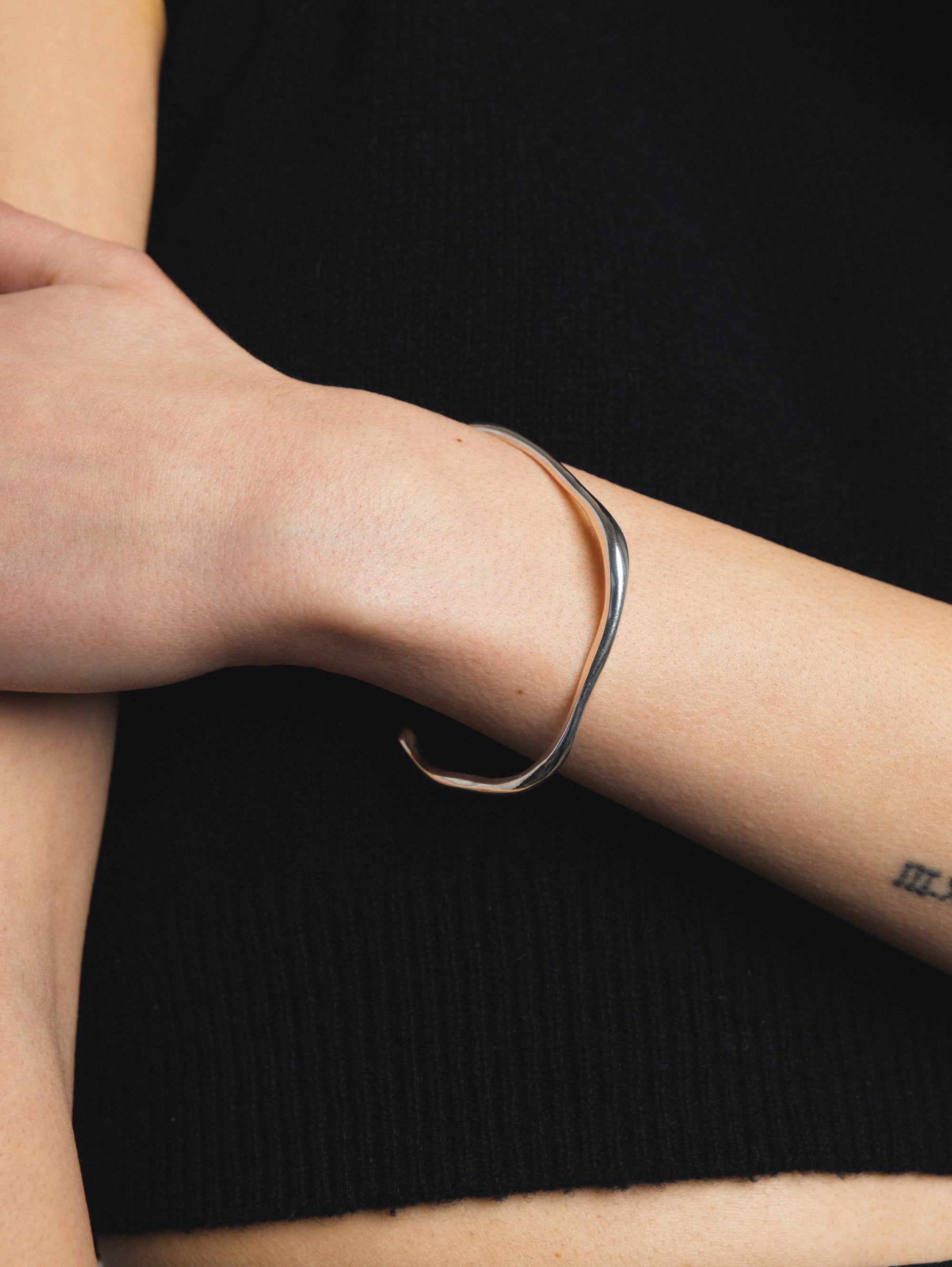 Wolf Circus Organic Brass Gold Plated Cuff | Blake Bracelet in Gold-Bracelets-wolfcircus.com