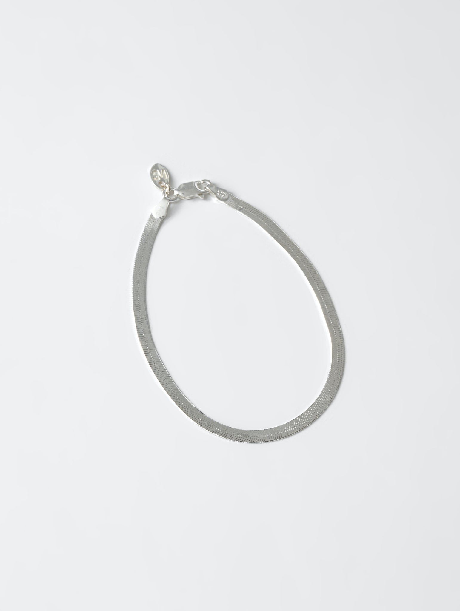 Herringbone Bracelet in Sterling Silver