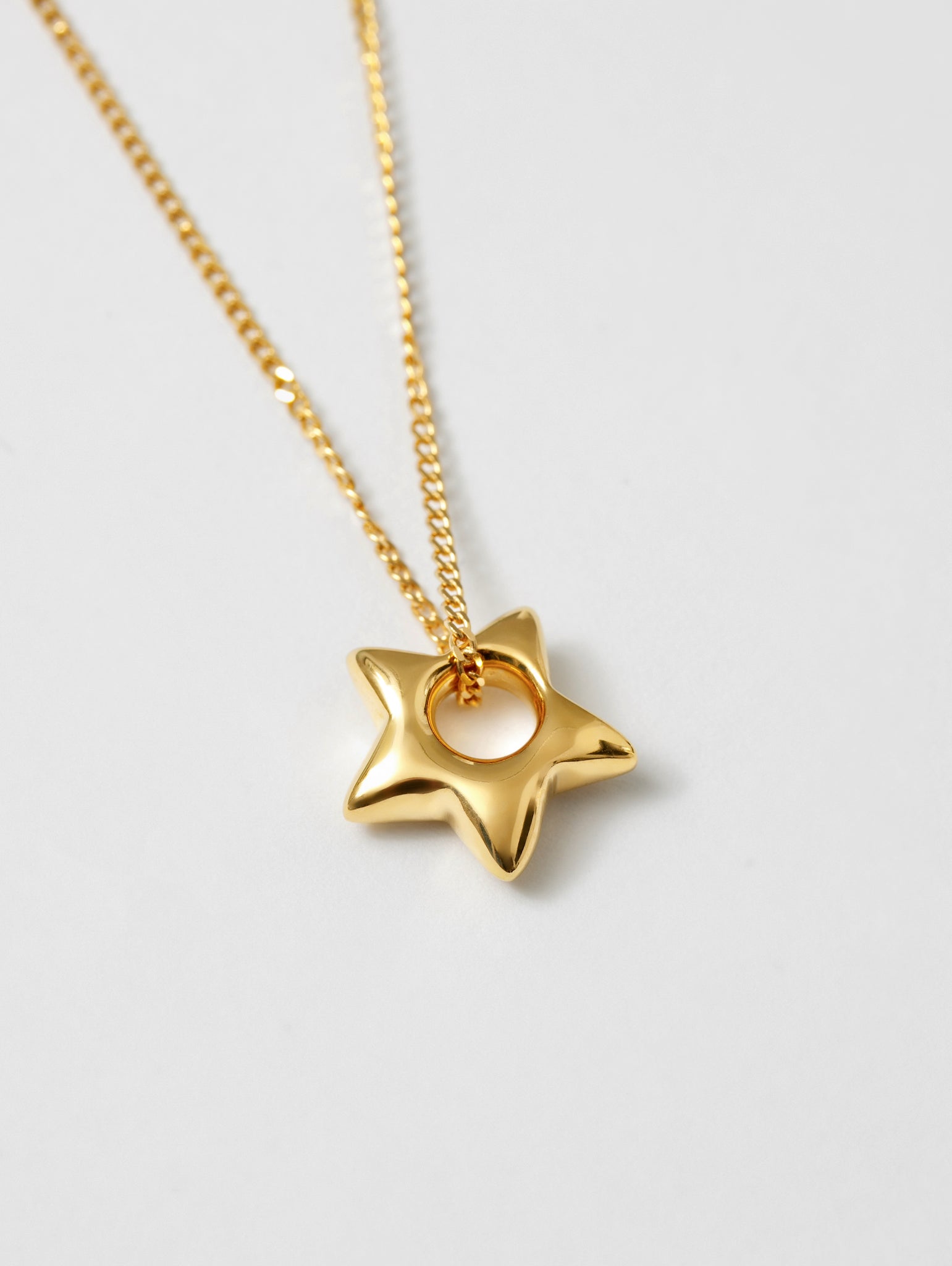 Wolf Circus Star Charm Pendant Necklace in 14k Gold | Recycled Metals-Necklaces-wolfcircus.com