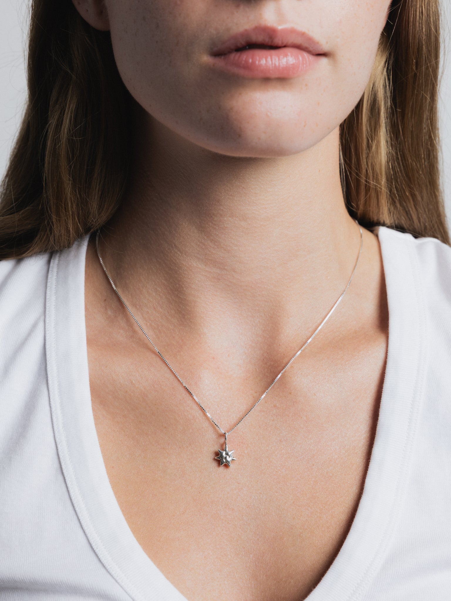 Wolf Circus Sun Charm Pendant in 925 Sterling Silver-Necklaces-wolfcircus.com