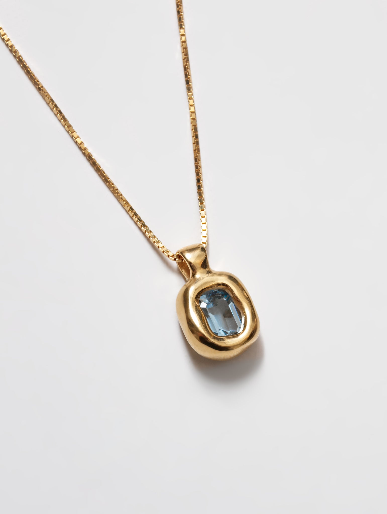Freya Necklace in Blue and Gold