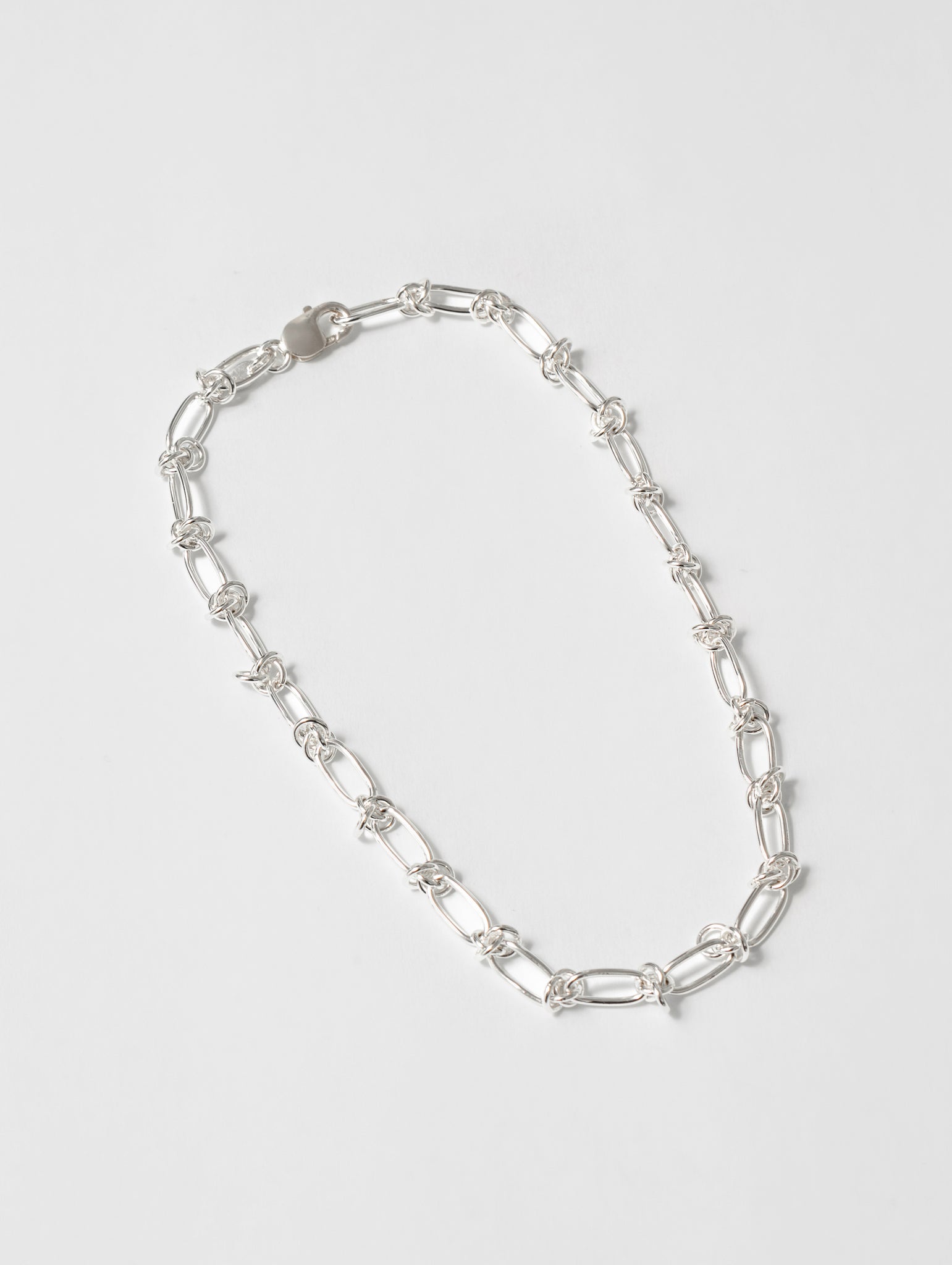Wolf Circus-Wolf Circus Barbwire Necklace Sterling Silver | Hand Fabricated & Recycled Metals | Jordan Necklace in Silver-