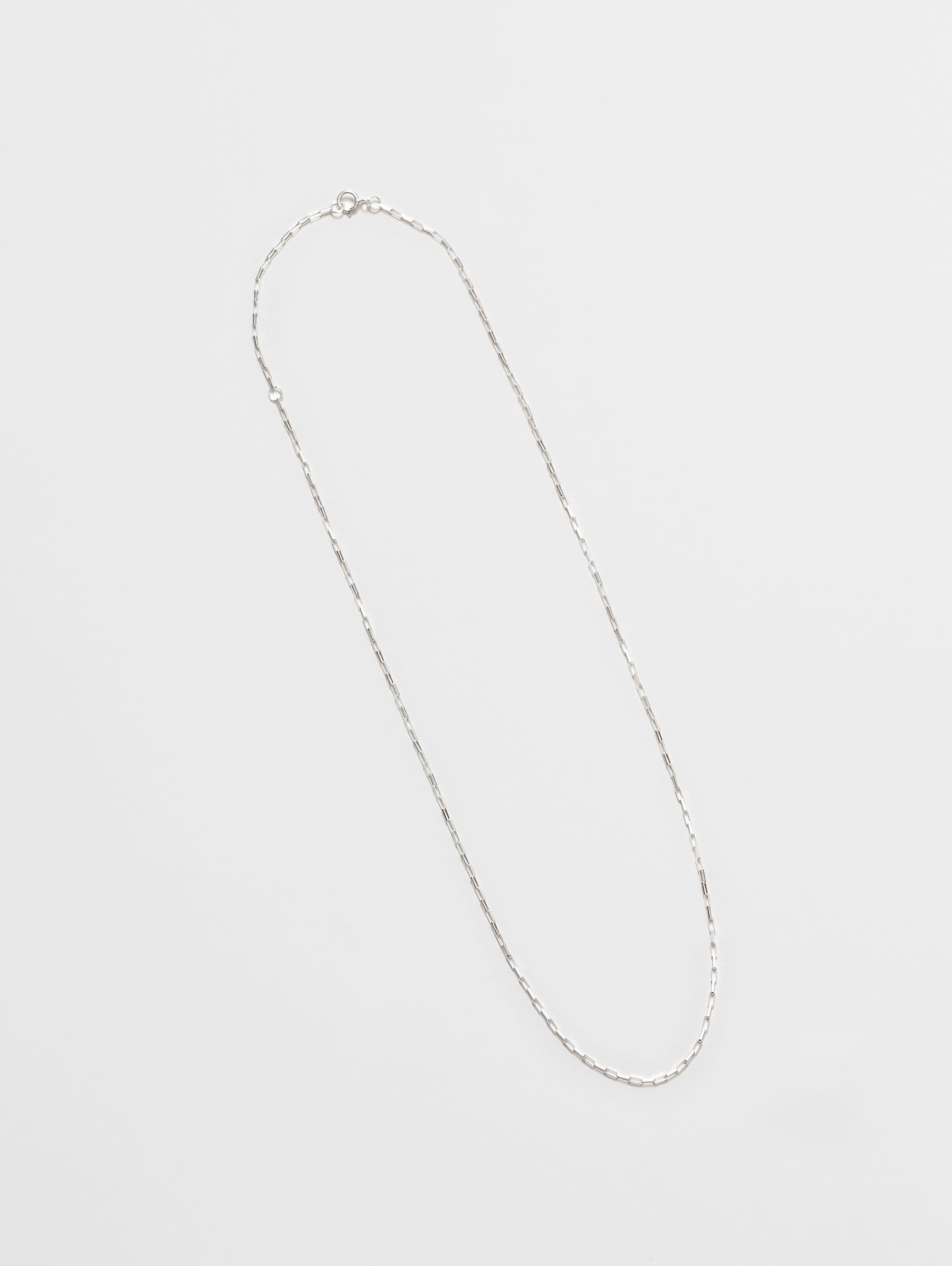 Wolf Circus Box Chain Necklace in Sterling Silver | Kalen Chain in Silver-Necklaces-wolfcircus.com