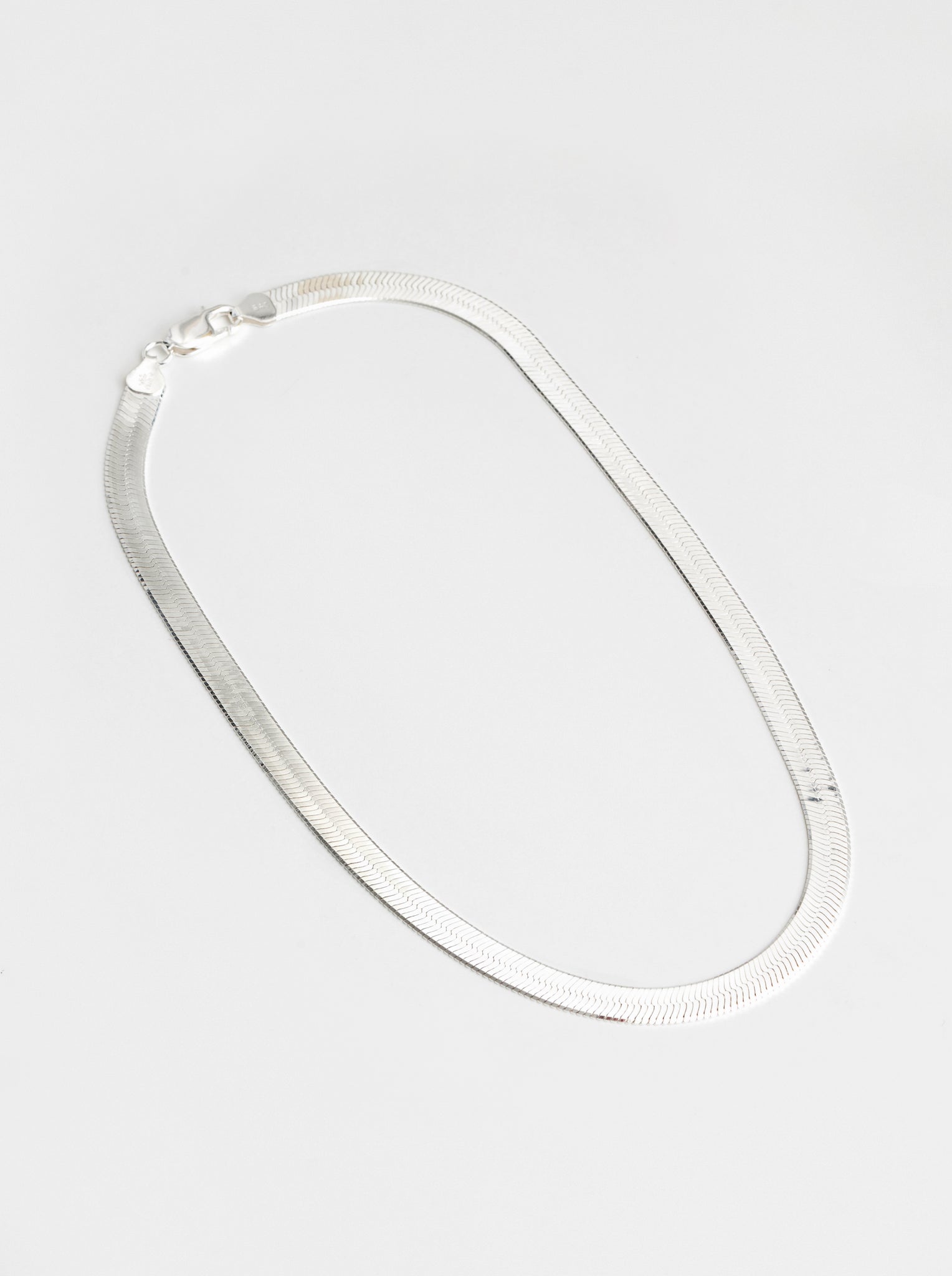 Herringbone Chain in Sterling Silver