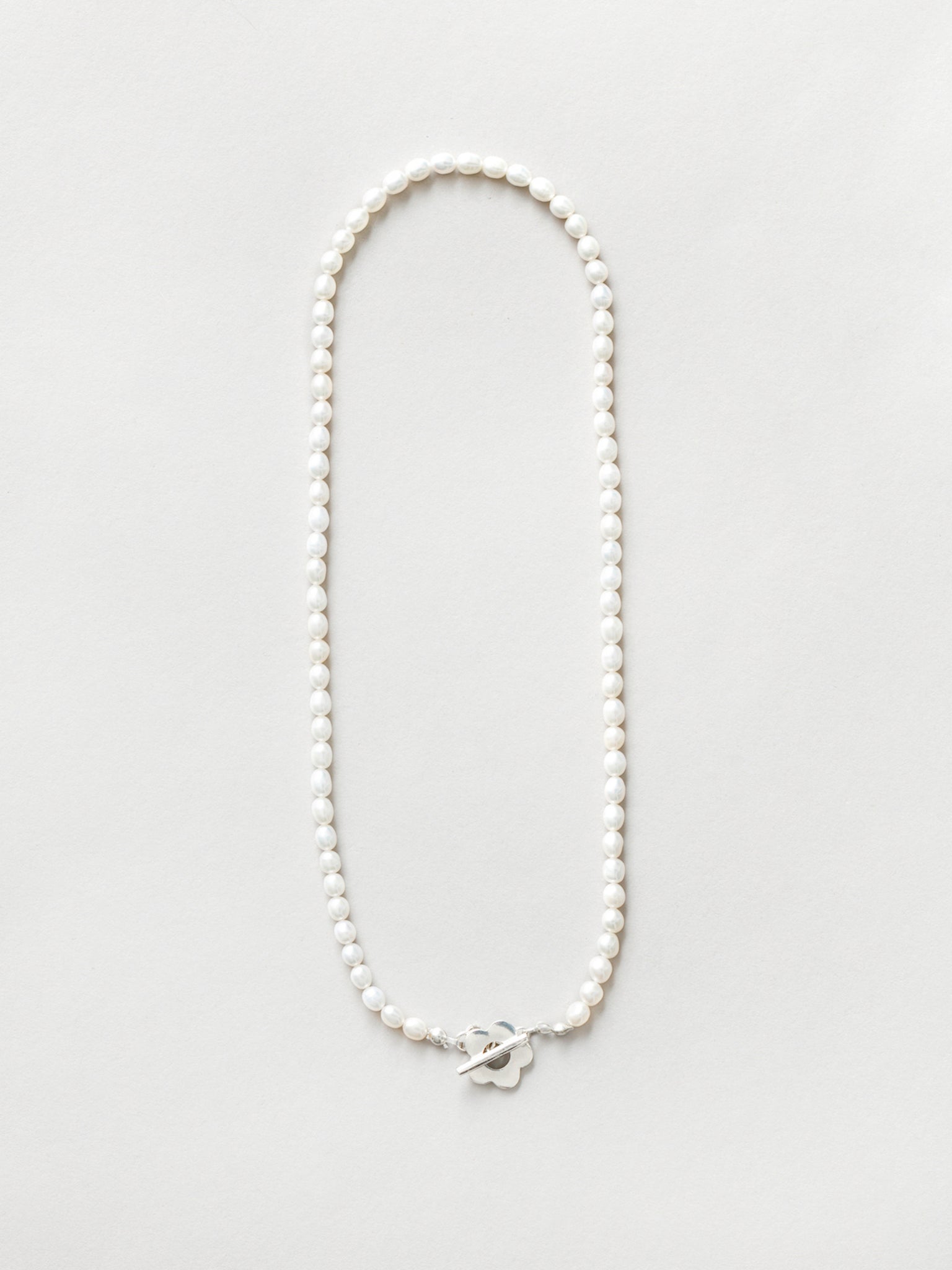 Sofia Pearl Necklace in Sterling Silver