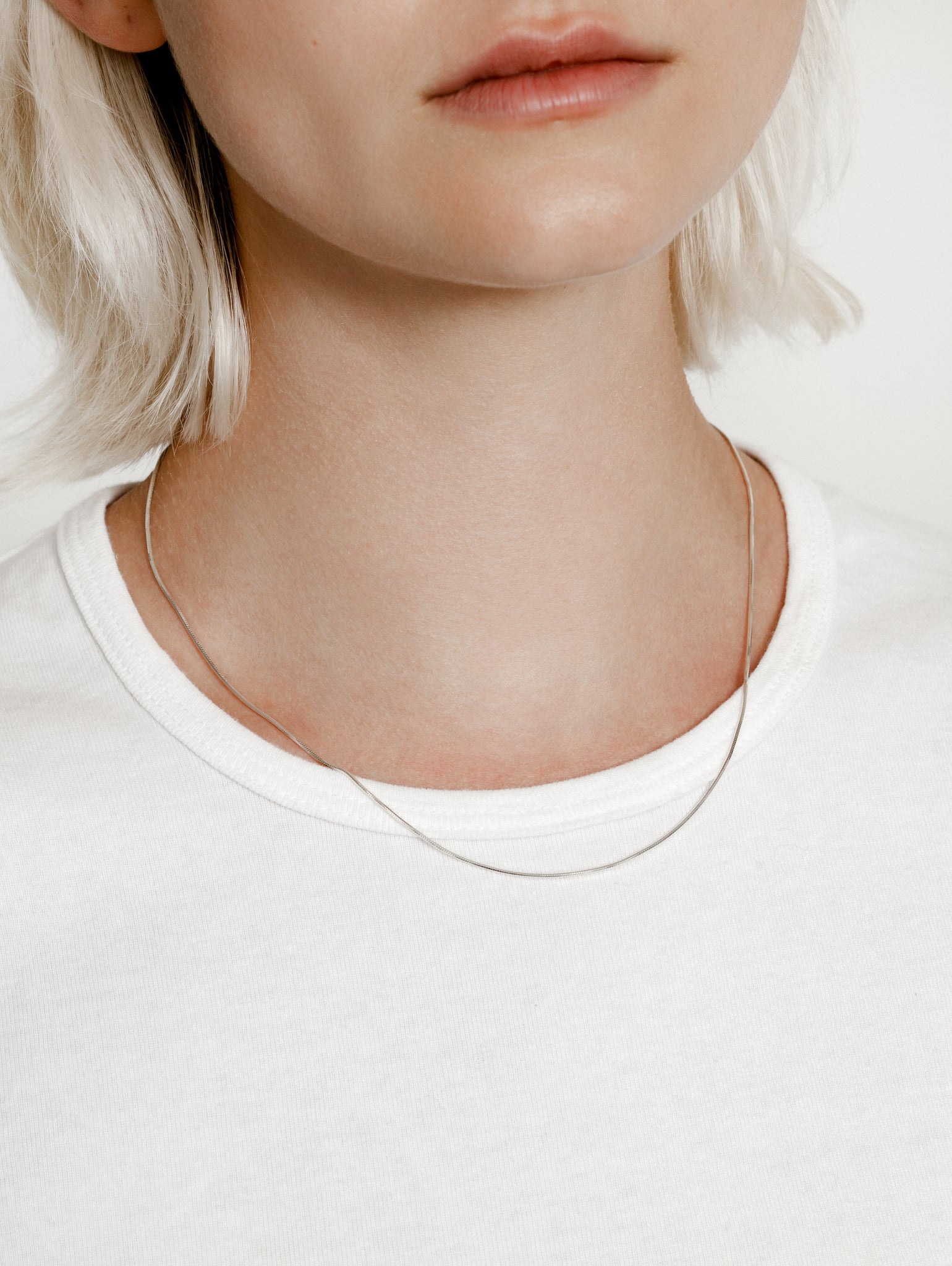 Wolf Circus-Wolf Circus Sterling Silver Snake Chain Necklace | Sylvie Necklace in Silver-