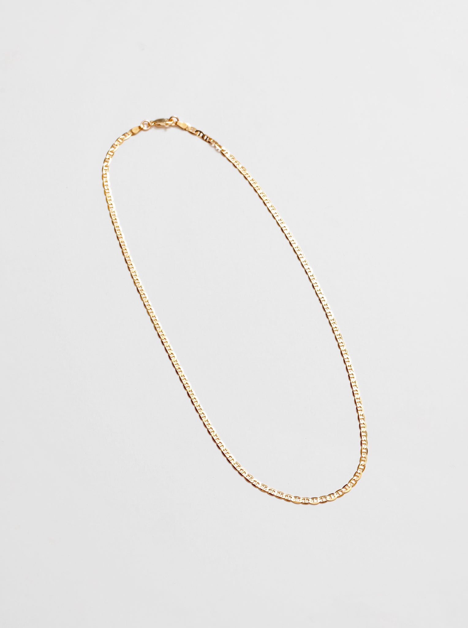 Wolf Circus-Wolf Circus 14k Gold Vermeil Mariner Chain Necklace | Handcrafted | Toni Necklace in Gold-