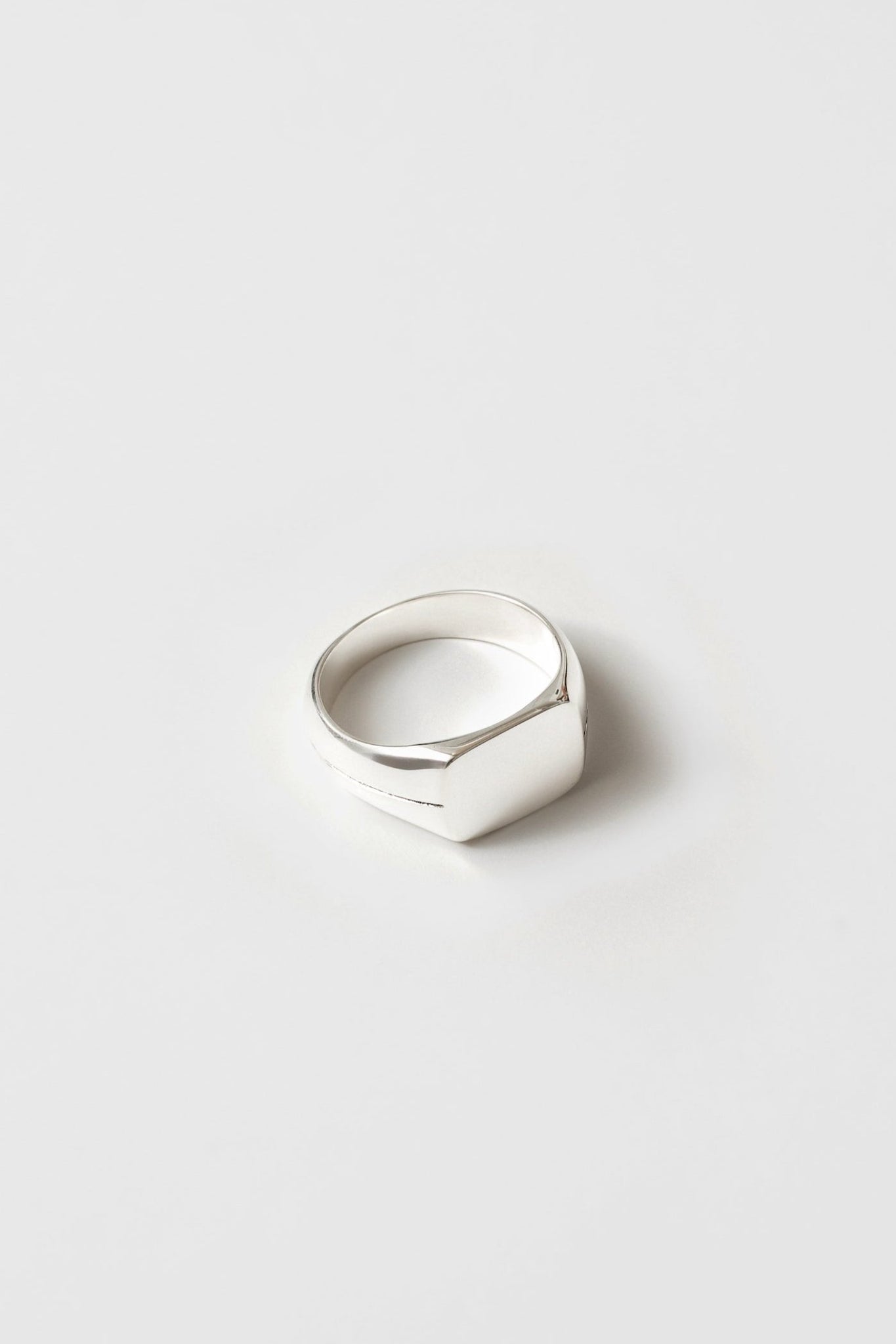 Wolf Circus-Wolf Circus Signet Ring Sterling Silver | Recycled Materials | Gino Signet Ring in Sterling Silver-