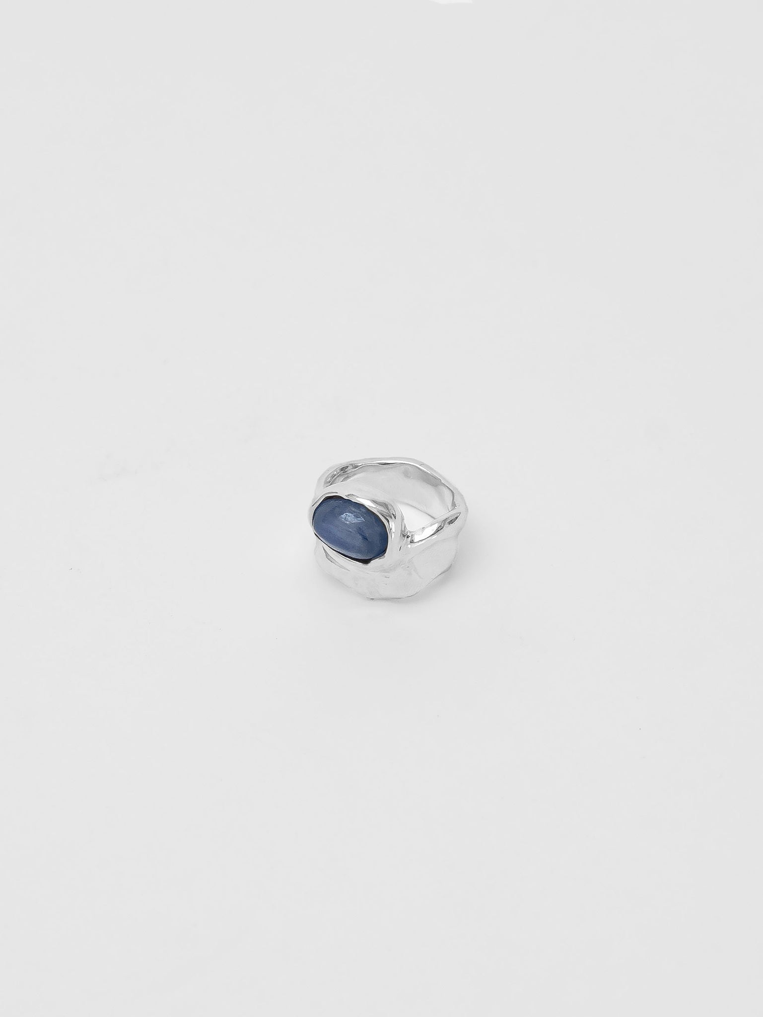 Imogen Ring in Kyanite and Sterling Silver
