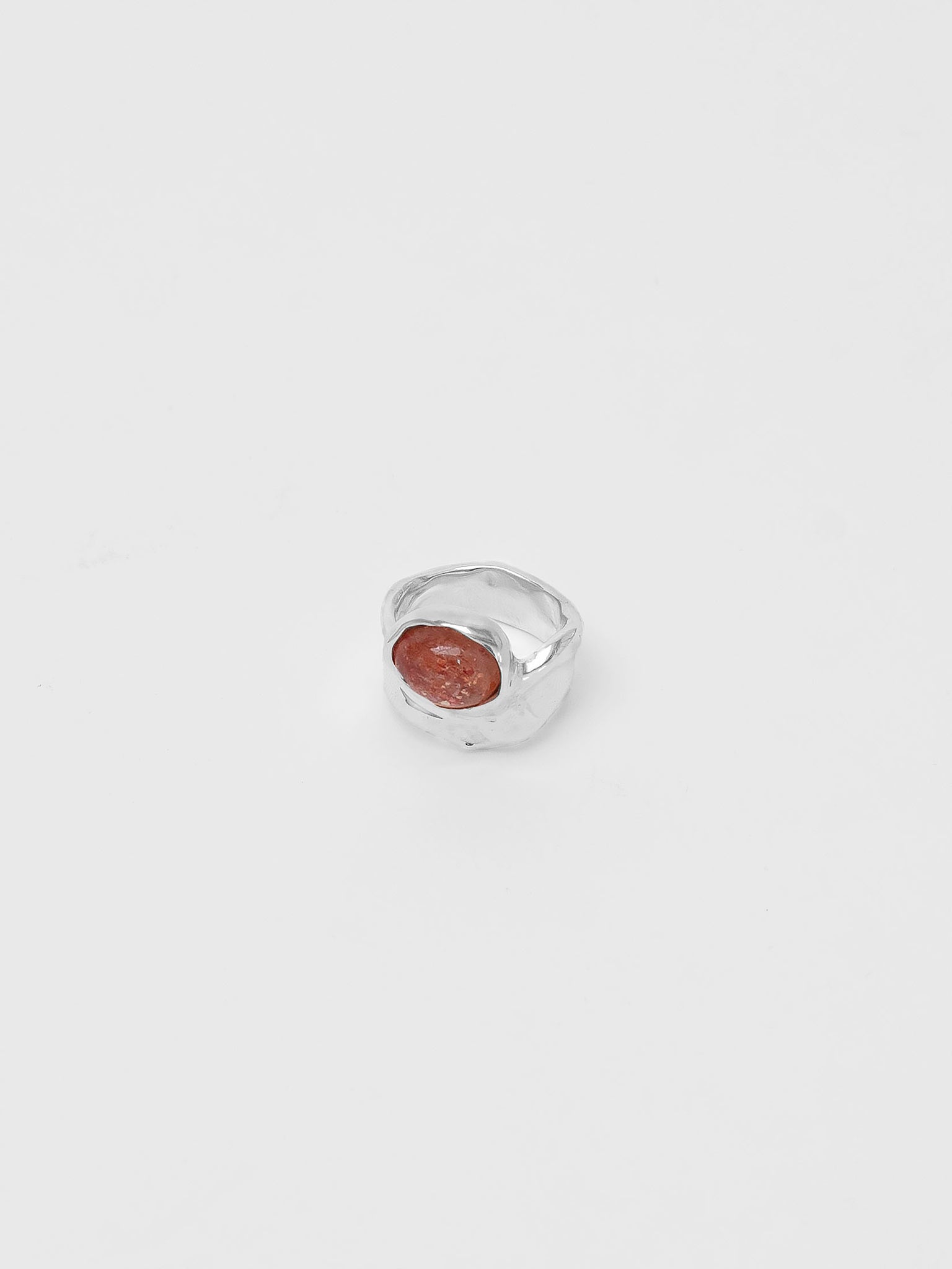 Imogen Ring in Sunstone and Sterling Silver