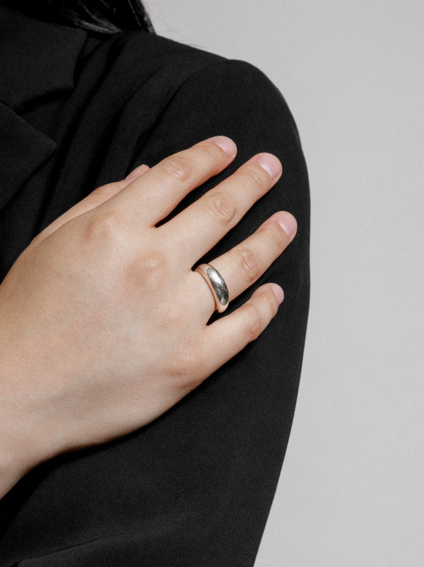 Wolf Circus-Wolf Circus Everyday Ring Band Sterling Silver | Recycled Metals | Olivia Ring in Silver-