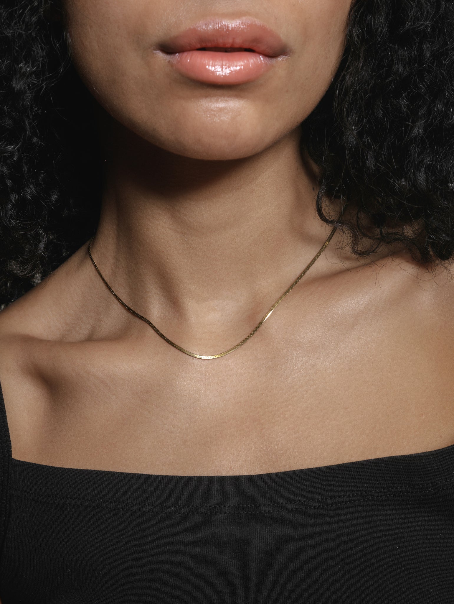 Wolf Circus Minimalist Layering Snake Chain in 14k Gold Vermeil Jewelry
